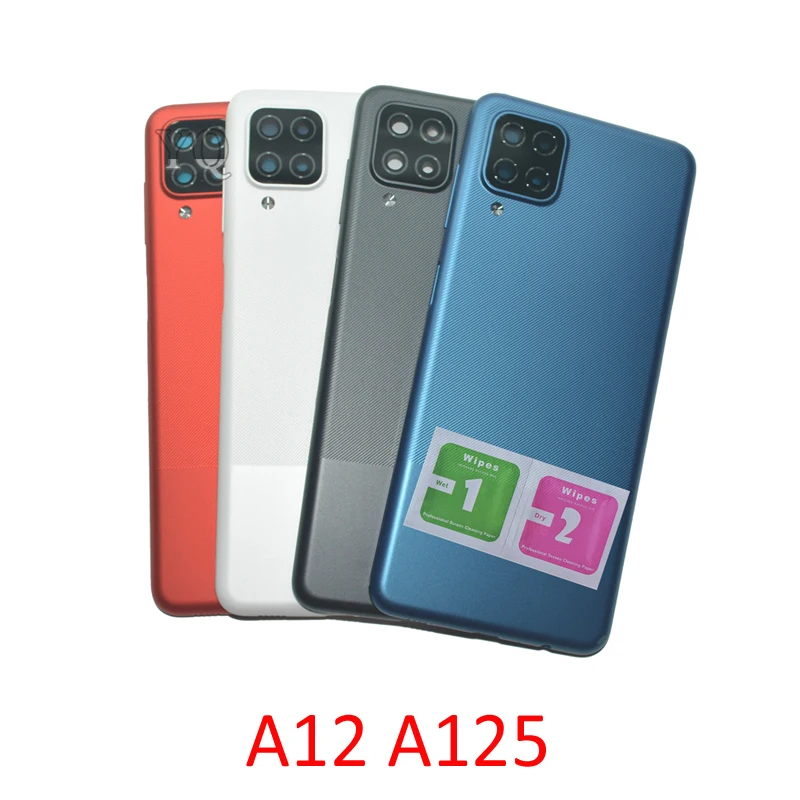 

Задняя крышка телефона для Samsung Galaxy A12 A125 A125F A125M A127 A127F A127M A127U, корпус, задняя панель, дверь
