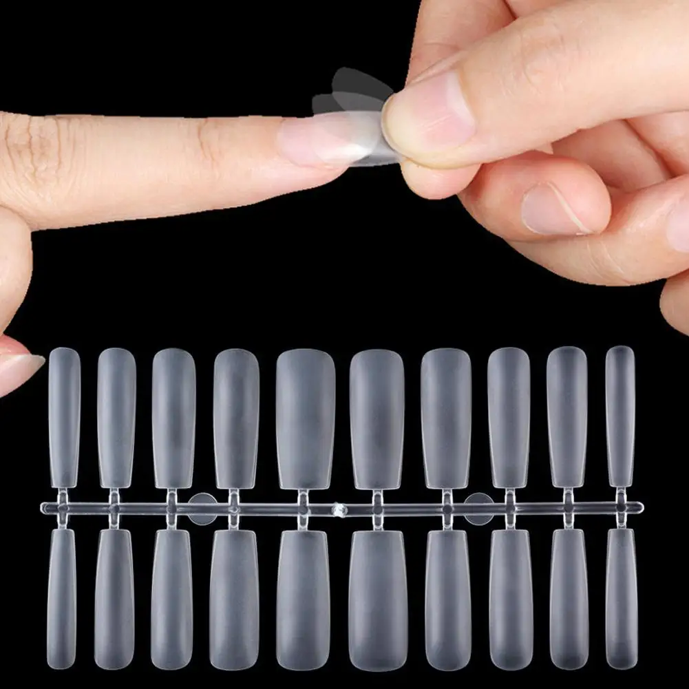 

Yiwa 400pcs/set Nail False Tips Polish UV Gel Stickers Display Practice Nail Art Tools