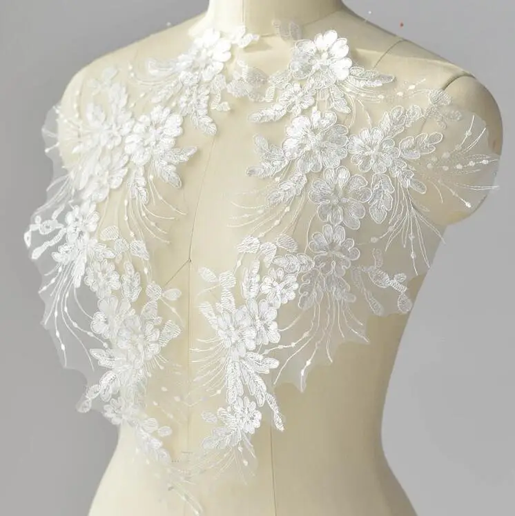 Lace Accessories Wedding Veil Head Ornaments 1 Piece 42*20cm