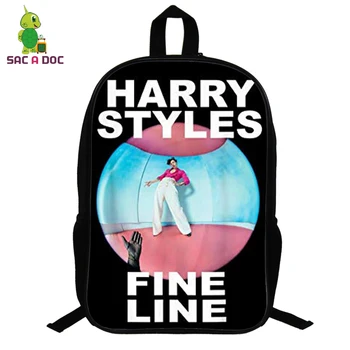 

Sac A Dos Harry Styles Fine Line Backpack Bookbag Hip Hop Back Pack 14.5 Inch School Bags Travel Bagpack Laptop Backpack Kids