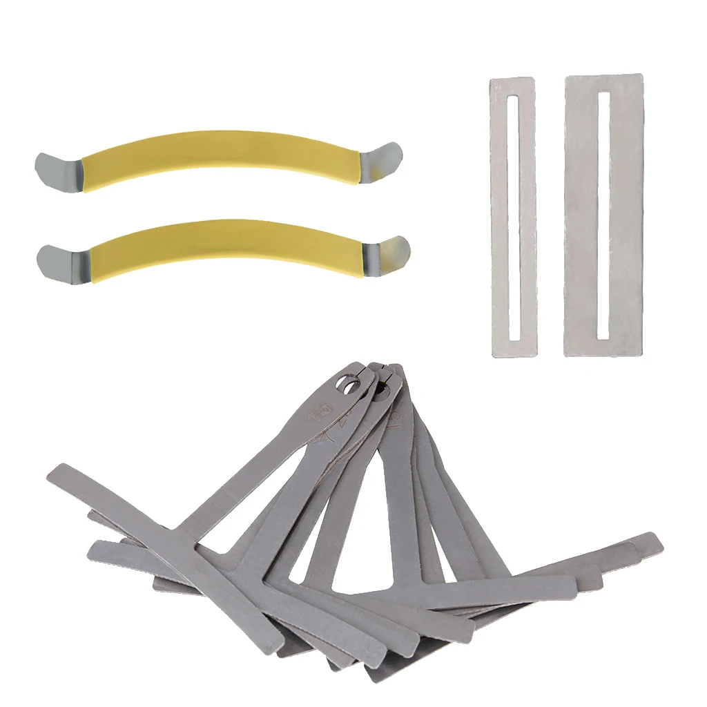 9 шт. радиусный Калибр подструны + 2 струнные распределители гриф Fret Guards lutier