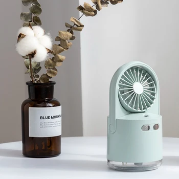 

Multi-Function Handheld Fan,Spray Humidifier Fan,Silent Fan & LED Night Light for Outdoor Travel Camping Home