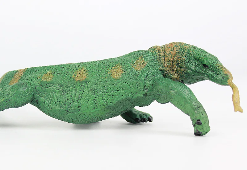 Пересекающаяся модель ящерицы диких животных Komodo Goanna модель Пластиковые Твердые статические детские игрушки украшения