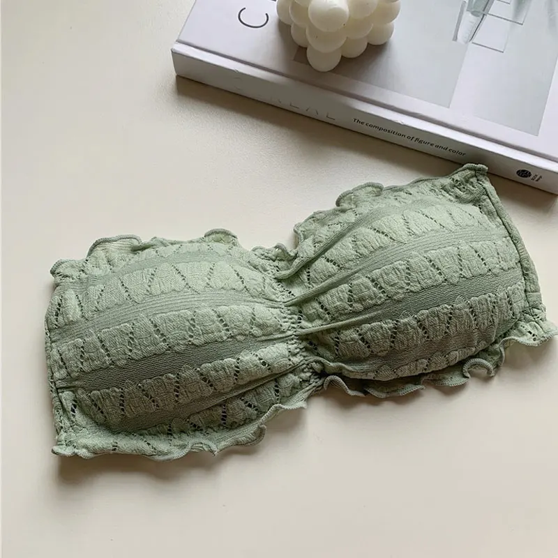 Summer Sexy Invisible Bra for Women Strapless Seamless Underwear Backless Push Up Bralette Tube Top Mujer Brassiere