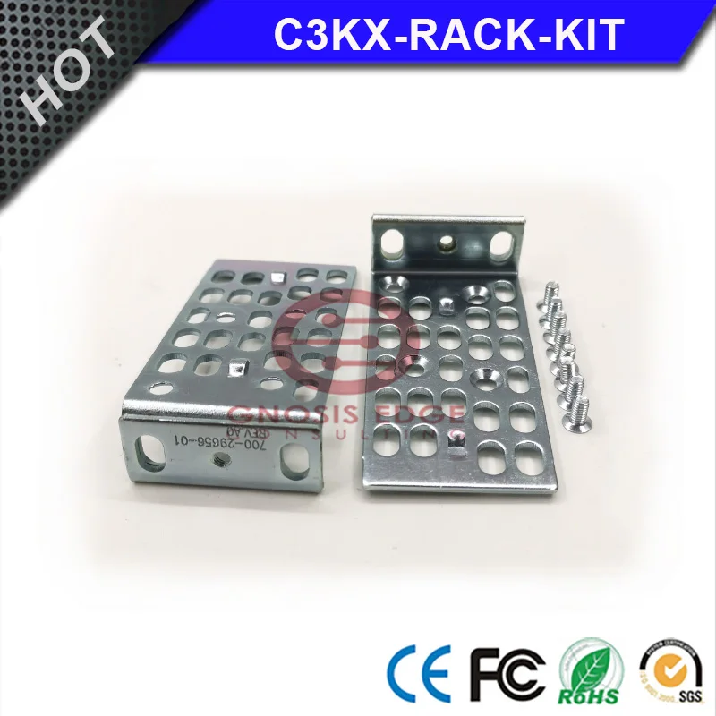 C3KX-RACK-KIT = 19 인치 (1RU) 랙 마운트 키트, 시스코 WS-C3560X-48T-E 호환 및 교체