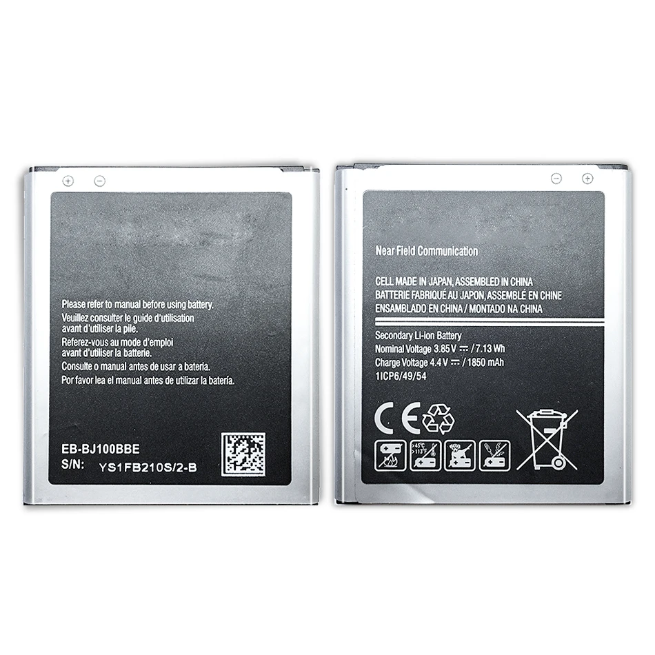 Сменный аккумулятор для Samsung Galaxy J1 SM J100 J100F J100H J100M мобильный телефон 1850 мА/ч EB