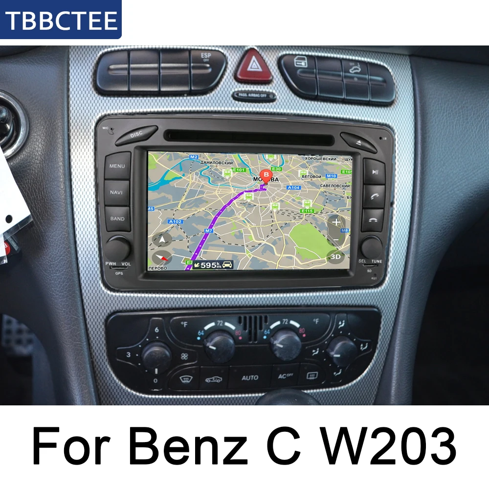 Sale For Mercedes Benz C Class W203 2001~2004 NTG Car Android GPS Navigation Multimedia system Bluetooth WIFI Radio Map Amplifier 3