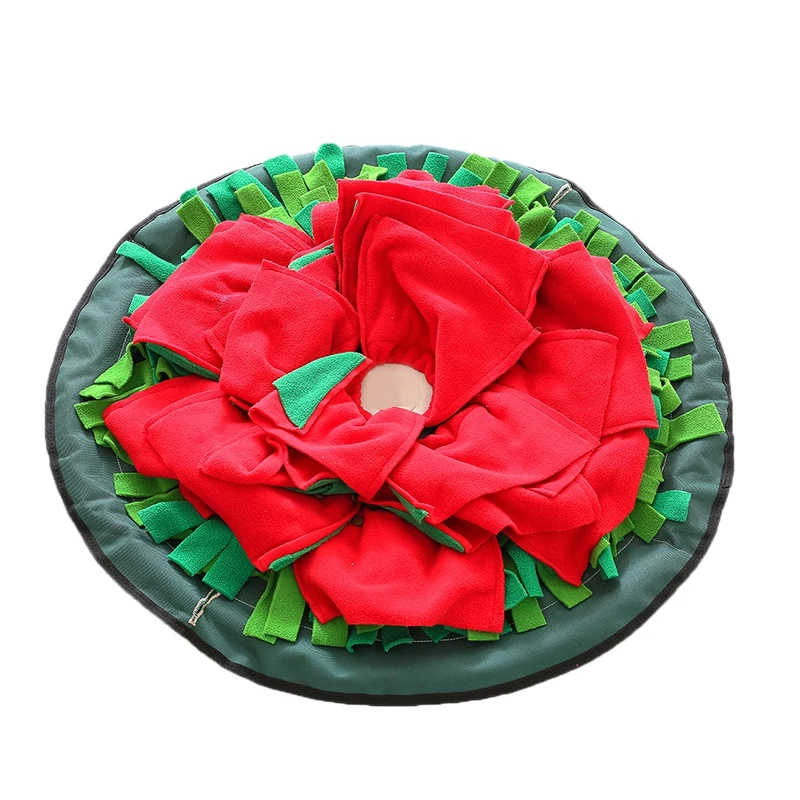 Pet Toys Dog Sniffing Mat Pet Puzzle Toy Sniffing Training Pad Activity Blanket Feeding Mat Dog Release Stress Training Blanket