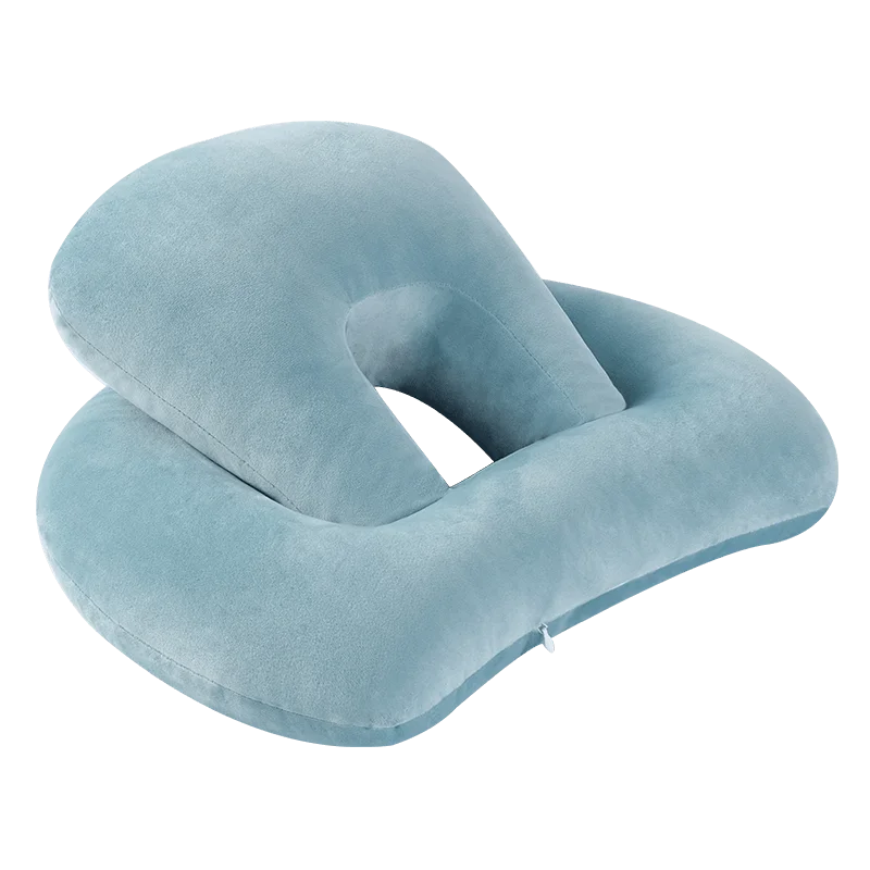Подушка для путешествий, подушка для шеи, подушка для шеи, подушка для офиса, стола, школы, стола, подушка для медленного восстановления, подушка для сна - Цвет: blue