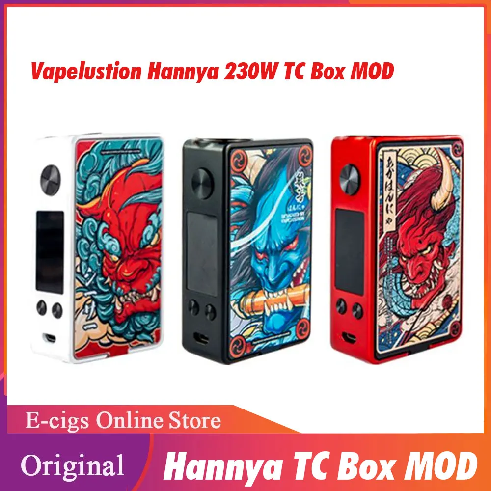 Оригинальный бокс-мод Vapelustion Hannya 230 Вт TC без аккумулятора 18650 мощная электронная
