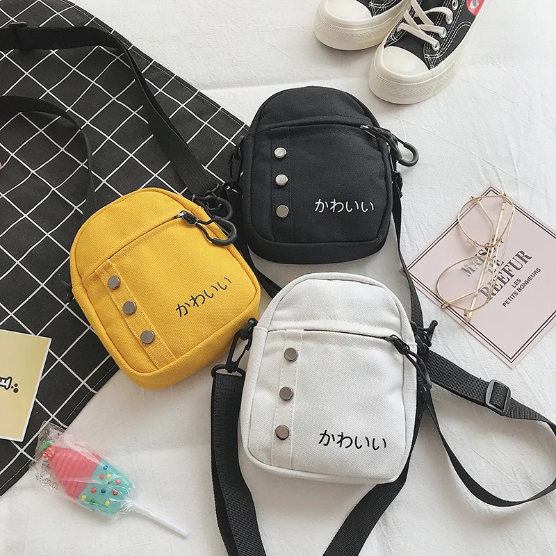 Холщовая Сумка женская летняя новая стильная сумка для мобильного телефона INS в Корейском стиле модная сумка на плечо для танцев для девочек