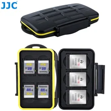 

JJC 7 Slots for 3 XQD Card Case Holder + 4 SD SDXC SDHC Card Storage Box Waterproof Memory Card Case Wallet Organizer Protector