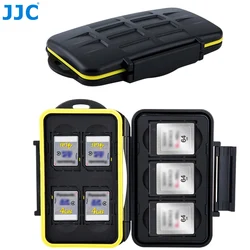 JJC – étui à 7 fentes pour cartes 3 xqd + 4 SD SDXC SDHC, étui étanche pour cartes mémoire, portefeuille de rangement 