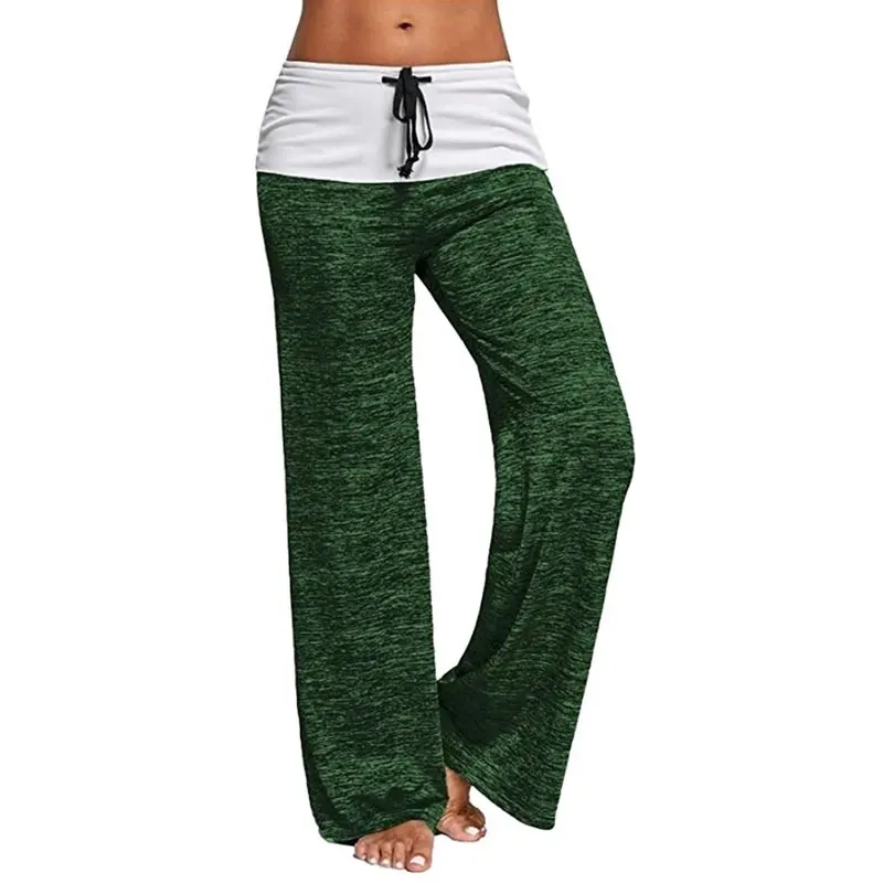 CYSINCOS, новинка, весна-осень, модные женские длинные штаны в повседневном стиле, женские свободные штаны с высокой талией, широкие брюки для женщин - Цвет: Army green