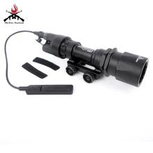 Тактический SF M951 светодиодный супер яркий фонарик с дистанционным переключателем давления 20 мм оружие Тактический скаутский фонарик