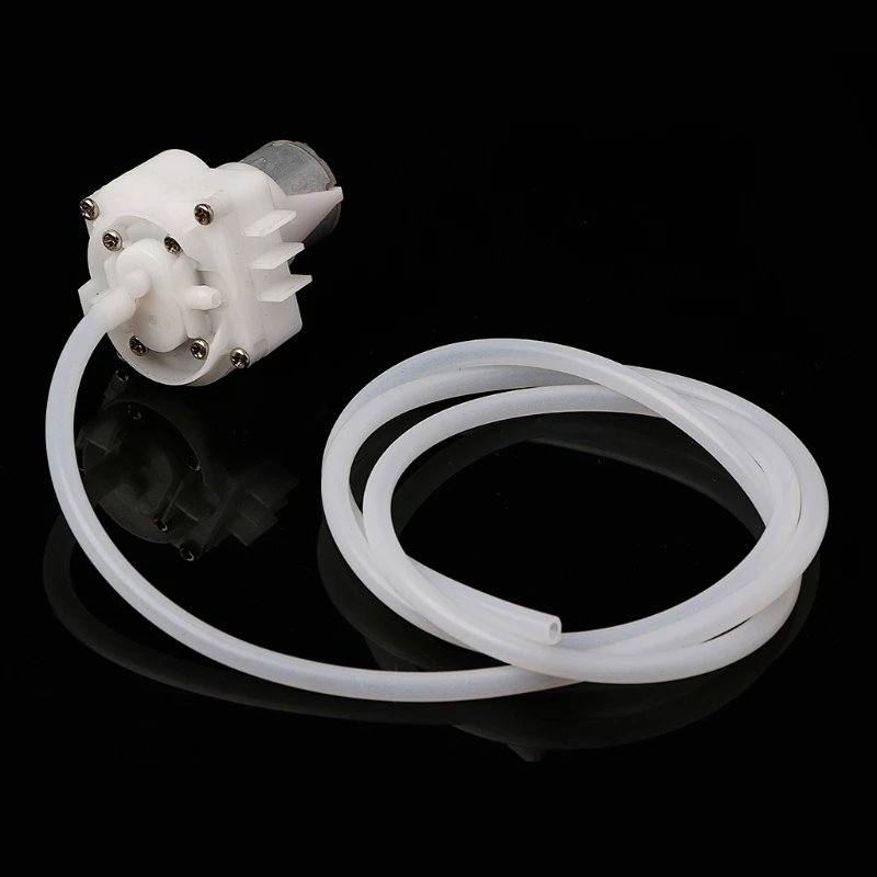 

1 Set DC 5V Mini Gear Pump Oil Pump Motor Self-priming Water Pump with 1m Water Pipe