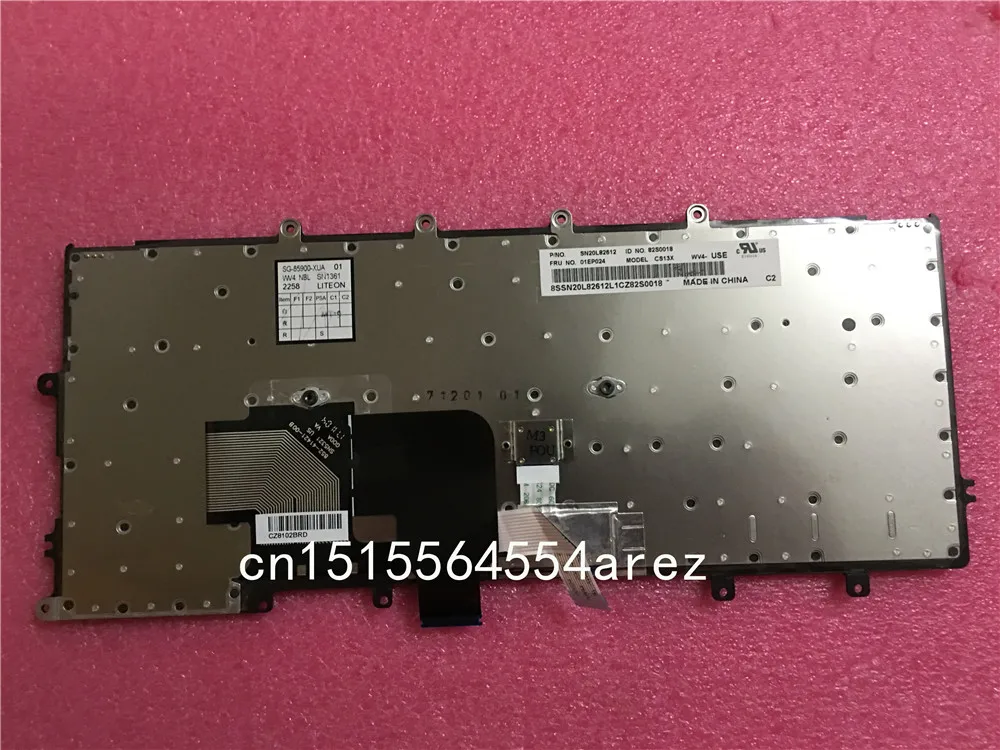 Portátil Original para Lenovo Thinkpad X270 A275 Teclado 01ep024 01en548 Novo - Imagem 2
