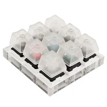 

Switch Tester for Cherry MX Switches switches Sampler Mechanical Keyboard acrylic base Translucent Keycaps Testing Tool