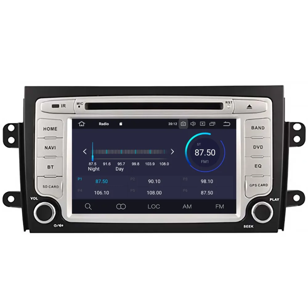 DSP ips Android 9 2 DIN экран автомобиля gps-навигация, dvd-плеер радио для Suzuki SX4 2006-2010 воспроизводитель Мультимедиа Радио