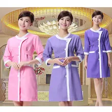 Медицинская Униформа форма медсестры одежда для магазина красоты короткий рукав медицинская одежда медицинская форма женское платье для работы