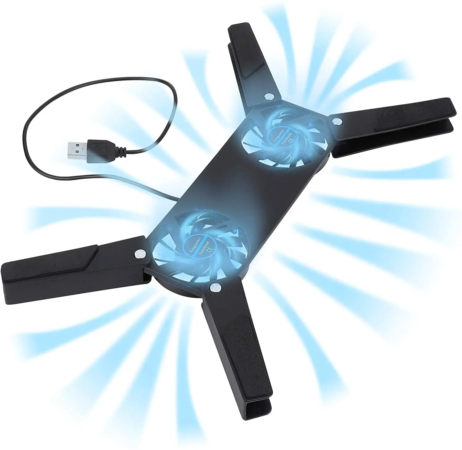 

Foldable Usb Laptop Cooling Pads With Double Fans Mini Octopus Notebook Cooler Cooling Pad For Inch Notebook Laptop