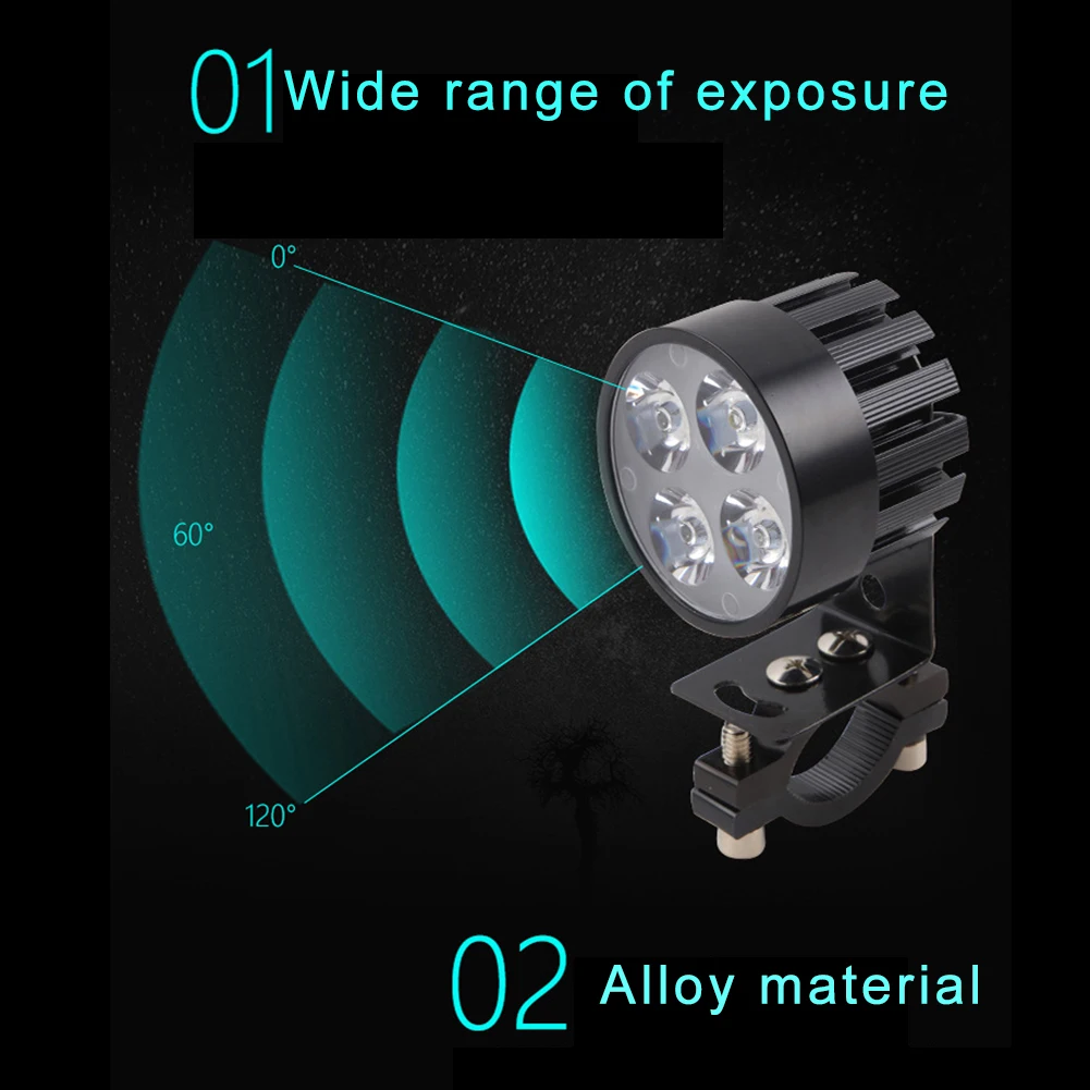 Светильник для вождения мотоцикла s 20 Вт Точечный светильник противотуманный