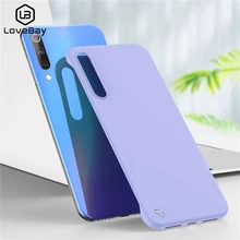 Lovebay тонкий скраб Жесткий PC Бескаркасный чехол для телефона для Xiaomi Mi9 Mi9 SE карамельный цвет матовый чехол для Redmi K20 задний Чехол без полей