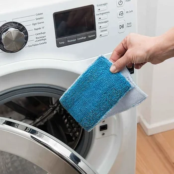 

Floor cleaner Mop Cloths 2PCS Washable Reusable Microfibre For Polti Moppy