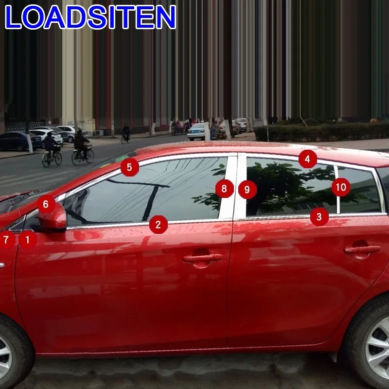

Car Decorative Auto Body Front Fog Lamp Rear Wiper Exterior Modification Sticker Strip Trim 18 19 FOR Toyota Yaris Hatchback