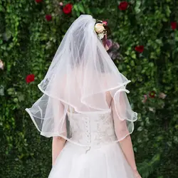 2019 новая Фата невесты двухслойная стрейч супер фея простое свадебное платье аксессуары путешествия свадьба