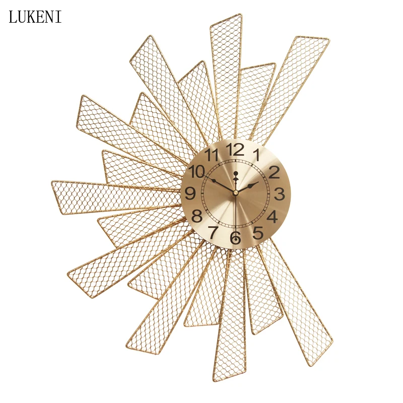 

Creative Fashion Decoration Living Room Clocks Home Wall Hanging Light Luxury Art Wall Clock Modern Minimalist Restaurant Clock