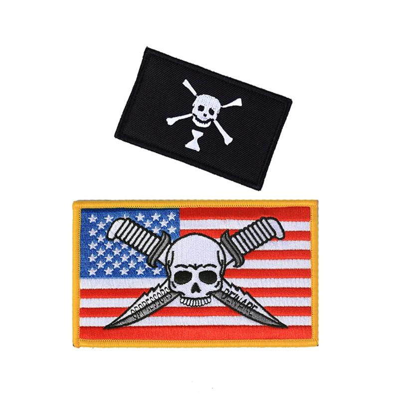 Embroidery Patch TSNK Patch "US FLAG /CAG/ " Tactical Badge Patch Armlet/Badge/Shoulder Vest