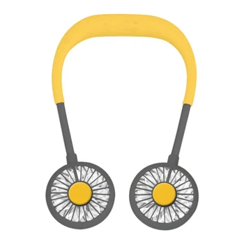 

USB Charging Fan Lazy Fan Neck Hanging Fan For Sports Travel Adjustable Cooling Fan for Outdoor Travel New