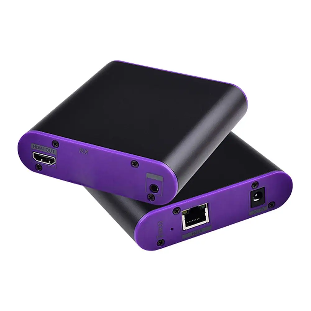 

HDMI receiver 60Hz HDMI transmitter Ethernet extension, suitable for Windows OS Linux and Android system 1080P standard RJ45