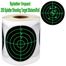250 шт./3 дюймов всплеск целевой Стикеры съемки взрыв яркий флуоресцентный зеленый воздействия ремонт этикетка Стикеры