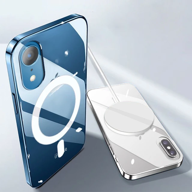 føle film tilskuer Magnetic Phone Case For Iphone Xr Xs Max Magnet Adsorption Wireless  Charging Shockproof Full Protection Protective Cover Shell - Mobile Phone  Cases & Covers - AliExpress