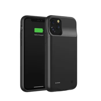 

2020 Battery Case For iPhone 11 Pro Max Backup Power Bank Case Phone Charging Soft TPU Cover For iPhone 11 Pro Charger Cases