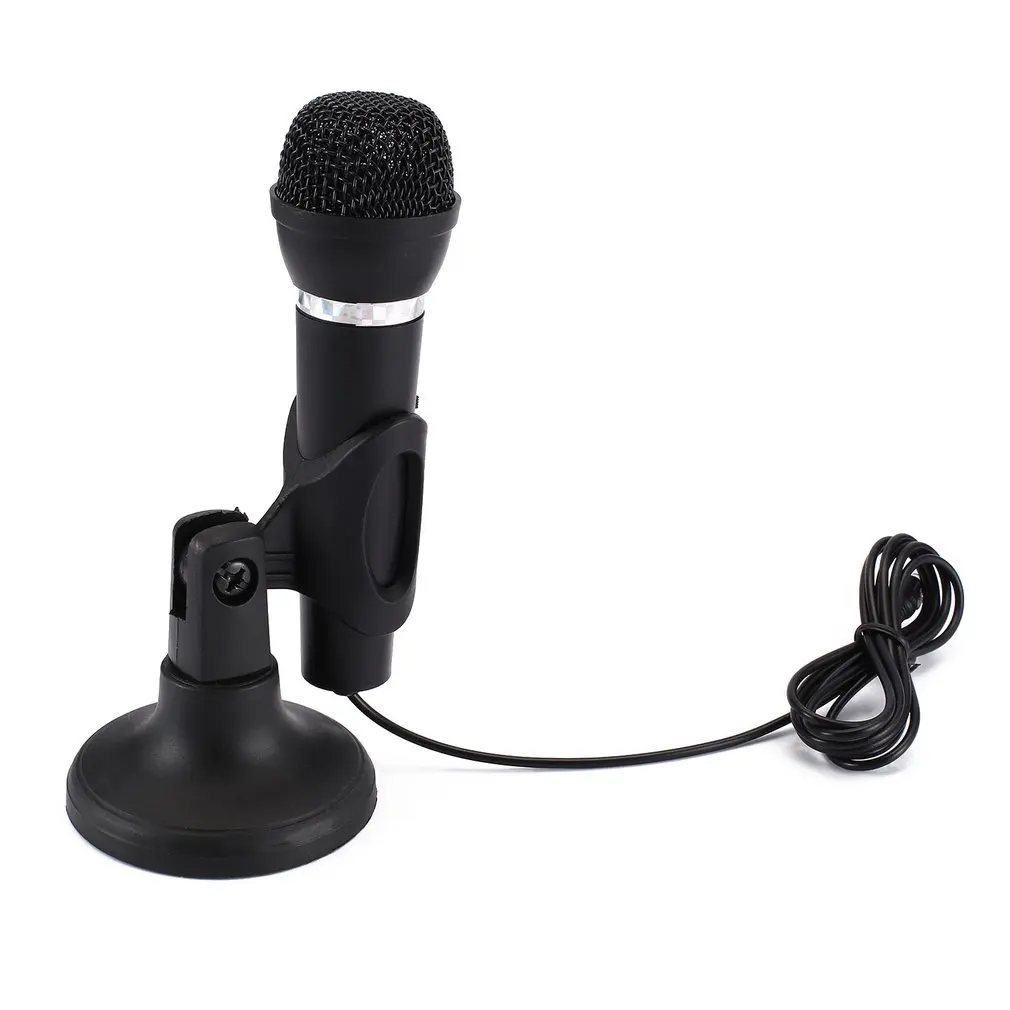Микрофон компьютерный конденсаторный Студийный микрофон 3,5 мм розетка и игра для настольного ноутбука для онлайн-общения записи игр
