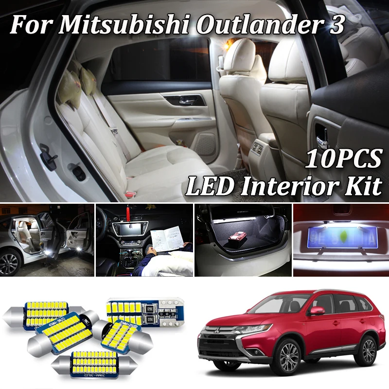 11 шт. набор осветительных приборов для Mitsubishi Outlander 3 2013 2016 2017 2018 2019|Сигнальная