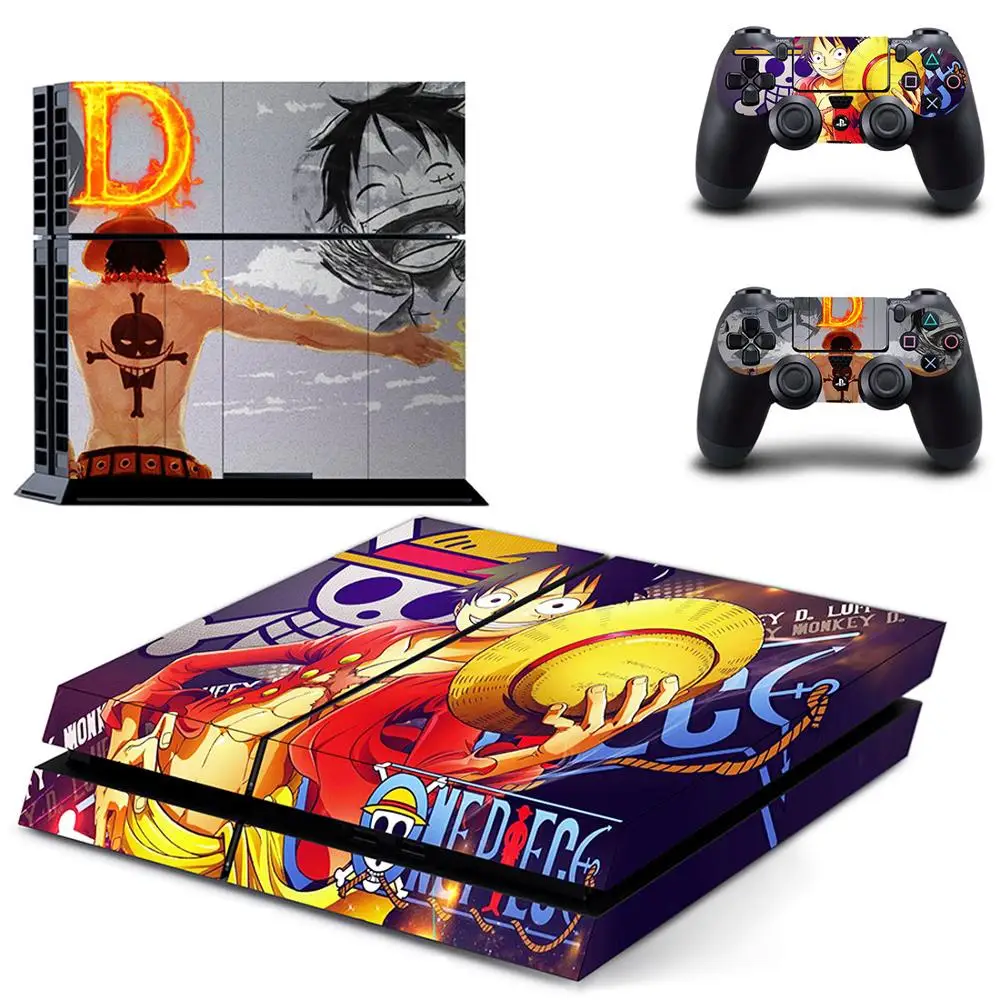 DPTM0739 One piece Luffy PS4 наклейка s Play station 4 кожа PS 4 наклейка Наклейки Обложка для playstation 4 PS4 консоль и контроллер Кожа винил - Цвет: DPTM0739