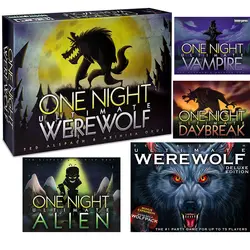 Одна ночь Ultimate Werewolf Daybreak настольная игра бренд Alien и Deluxe Edition карточная игра Daybreak игрушка подарок