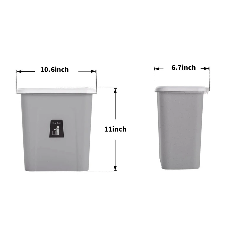 Кухонная подвесная корзина для мусора с крышкой мусорный бак шкаф для мусора для ванной небольшой настенный маленький настенный мусорный ящик Ashbin