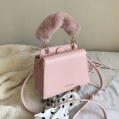 Pink TOYOOSKY, модные сумки для женщин, Повседневная ПУ сумка на одно плечо, роскошная сумка с клапаном, Bolso Mujer, качественная сумка, твердая, женская, мягкая - Цвет: Pink