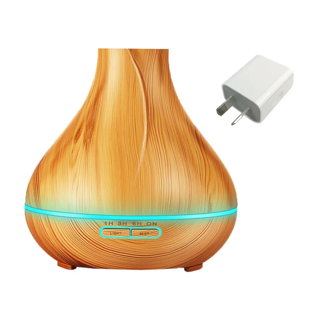 

Ultrasonic Colorful Wood Grain Aroma Humidifier Remote Control Petal Aromatherapy Machine Household Atomized Oil Diffuser