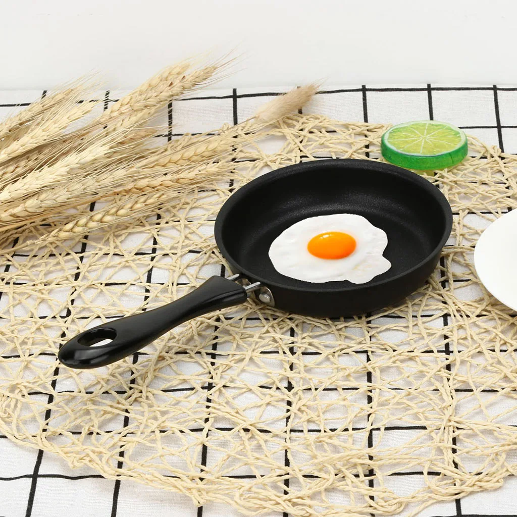 Круглый антипригарный плоский поддон яичный блин жарки Omlette Пан посуда(12 см
