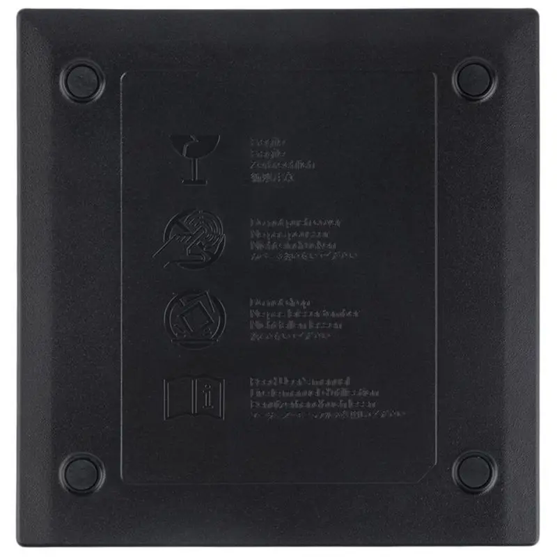 Черный ультра тонкий USB внешний CD-rom привод x24 и DVD rom привод x8