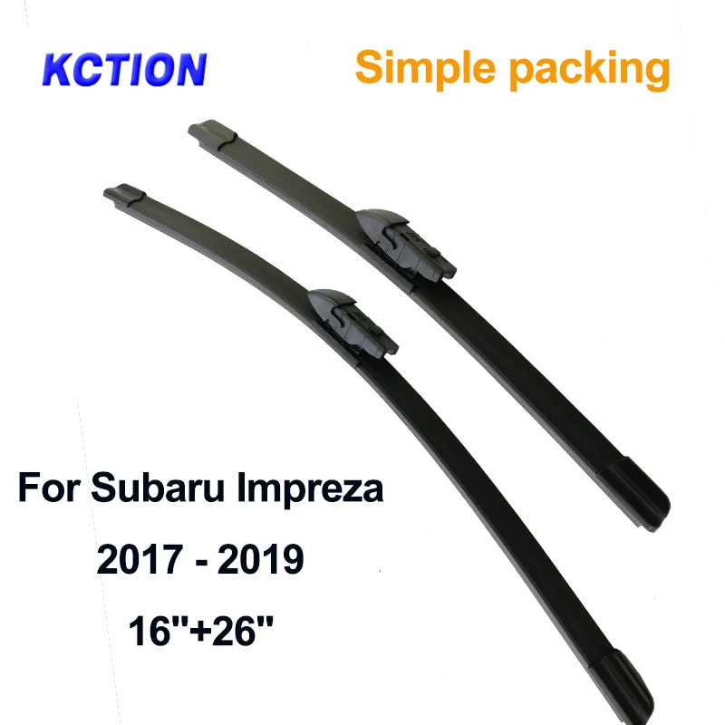 Simple packing Гибридные щетки стеклоочистителя лобового стекла заднего стеклоочистителя аксессуары для автомобиля Subaru Impreza подходящий крючок/кнопочный год с 2000 - Цвет: Simple packing