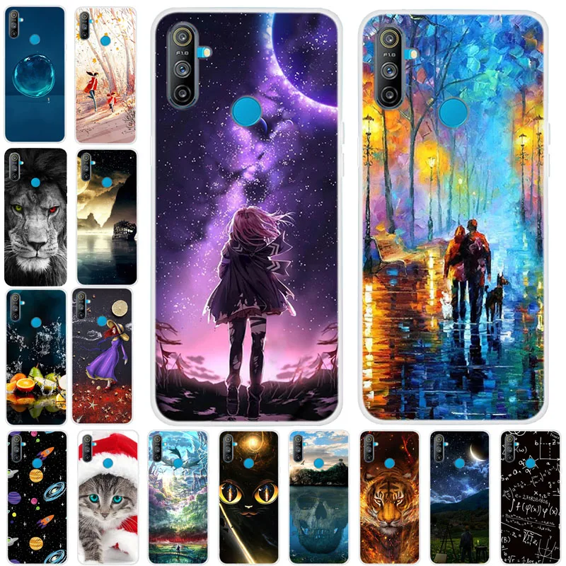 Coque de protection arrière pour OPPO Realme C3, en TPU souple, pour Realme C3, C3, C, 3, 3C, RealmeC3 2020, Capa