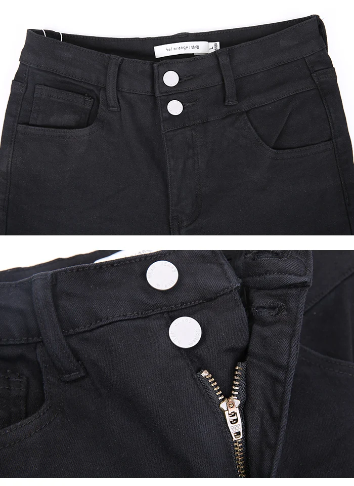 LEIJIJEANS, новинка, большие размеры, женские черные джинсовые брюки, двубортные, модные, обтягивающие, для девушек, джинсы