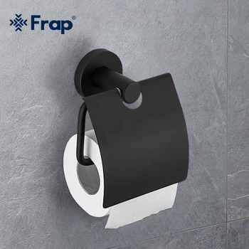 

Frap Stainless Steel Kitchen Bathroom Towel Dispenser Toilet Black Paper Holder Bathroom Accessories F30203